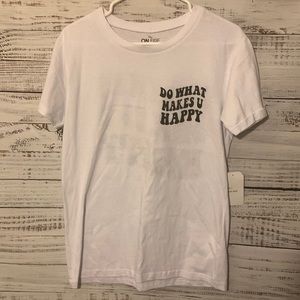 NWT “Do what makes you happy” shirt size large